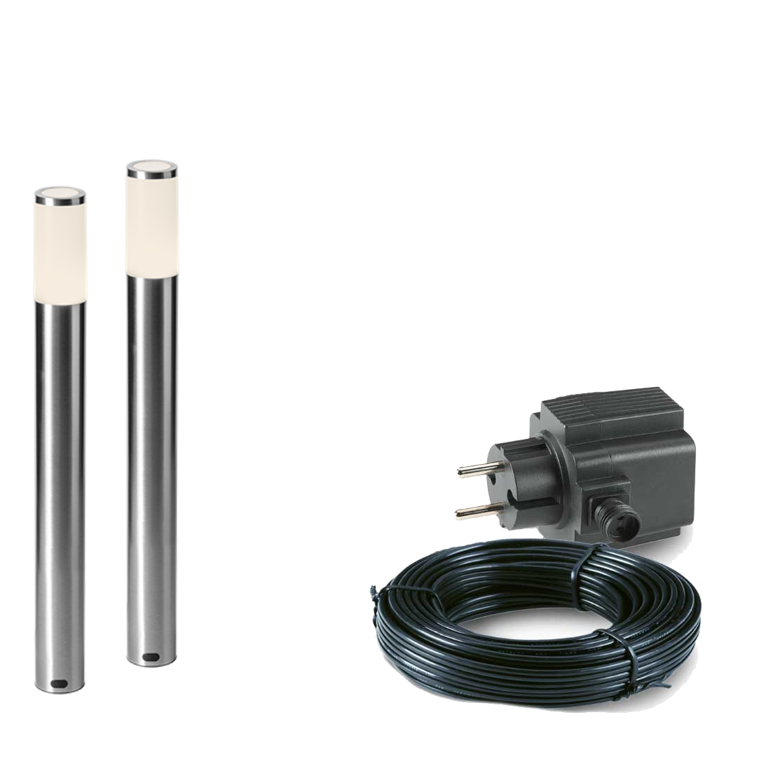 2x LED tuinpaal - 1 Watt - 12V - 600mm - complete set 2x LED tuinpaal - 1 Watt - 12V - 600mm - complete set